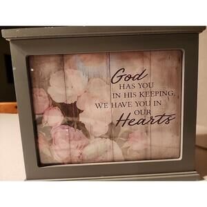 Religious Christian Bible God Has You In His Keeping Night Light Box